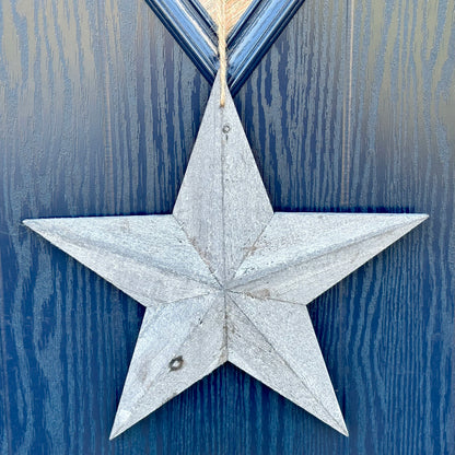 Grey Wooden Hanging Star