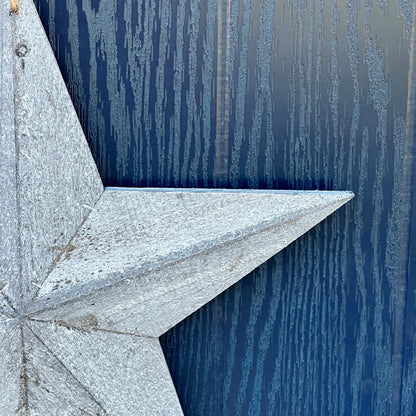 Grey Wooden Hanging Star