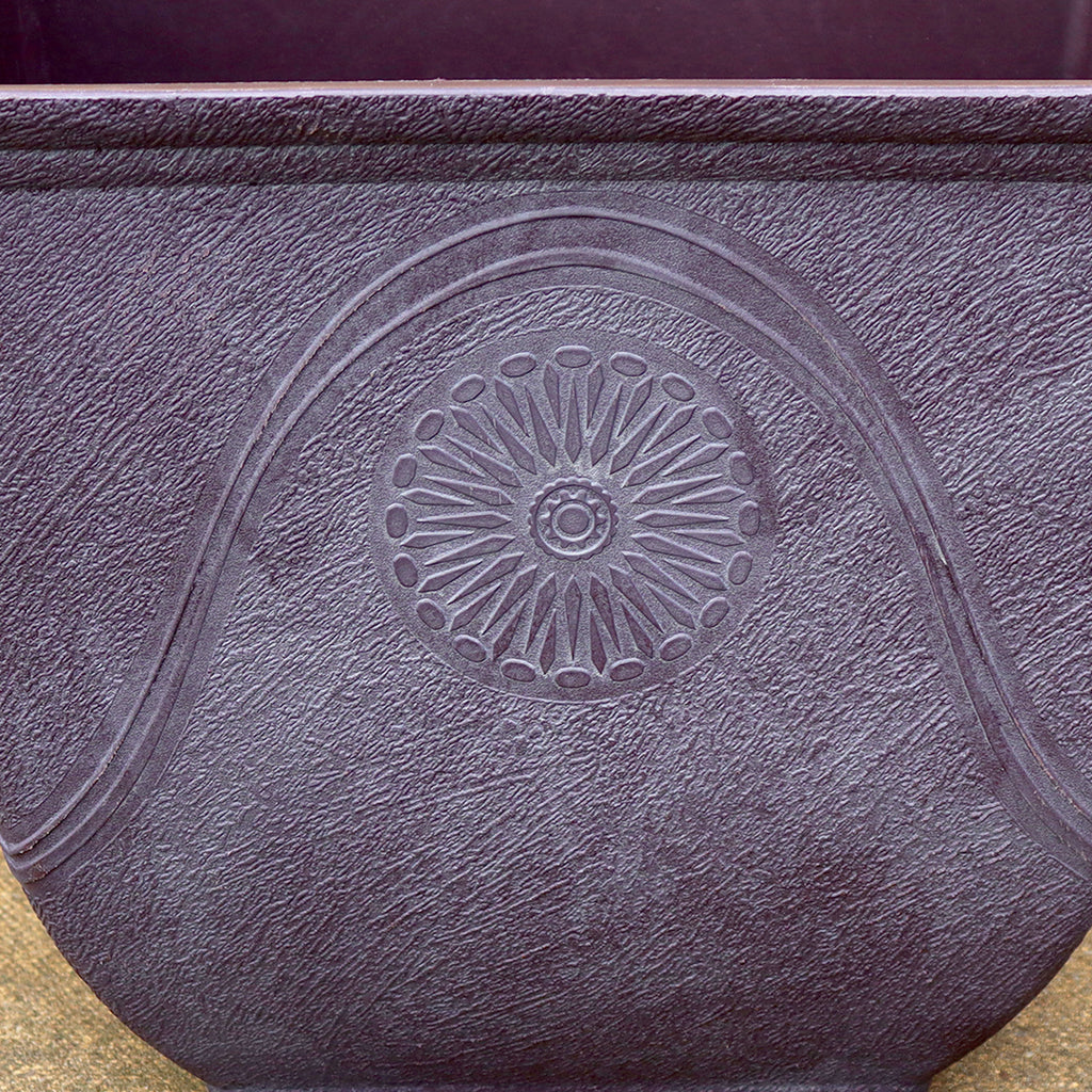 Antique Slate Large Square Planter 25L