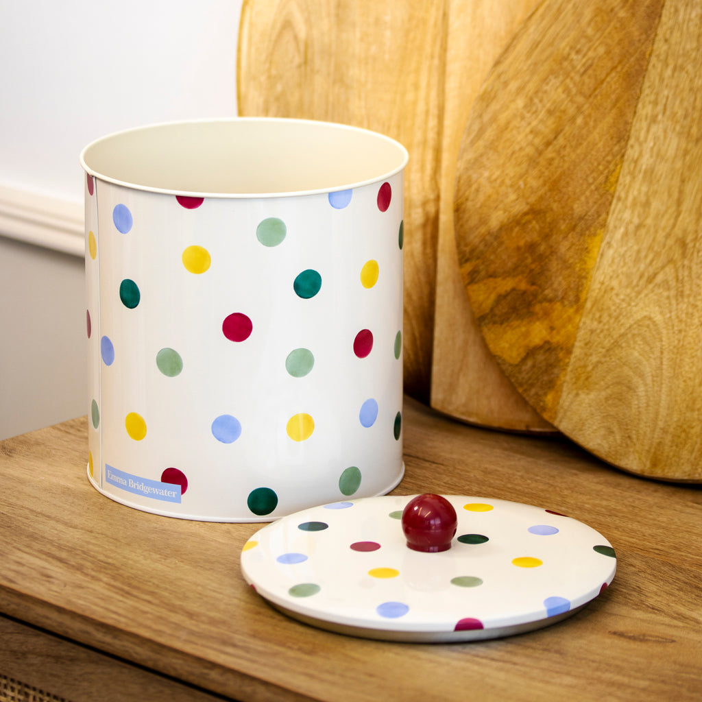 Emma Bridgewater Polka Dot Biscuit Barrel Tin