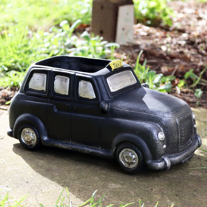 Black Resin London Cab Planter