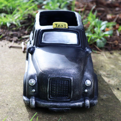 Black Resin London Cab Planter