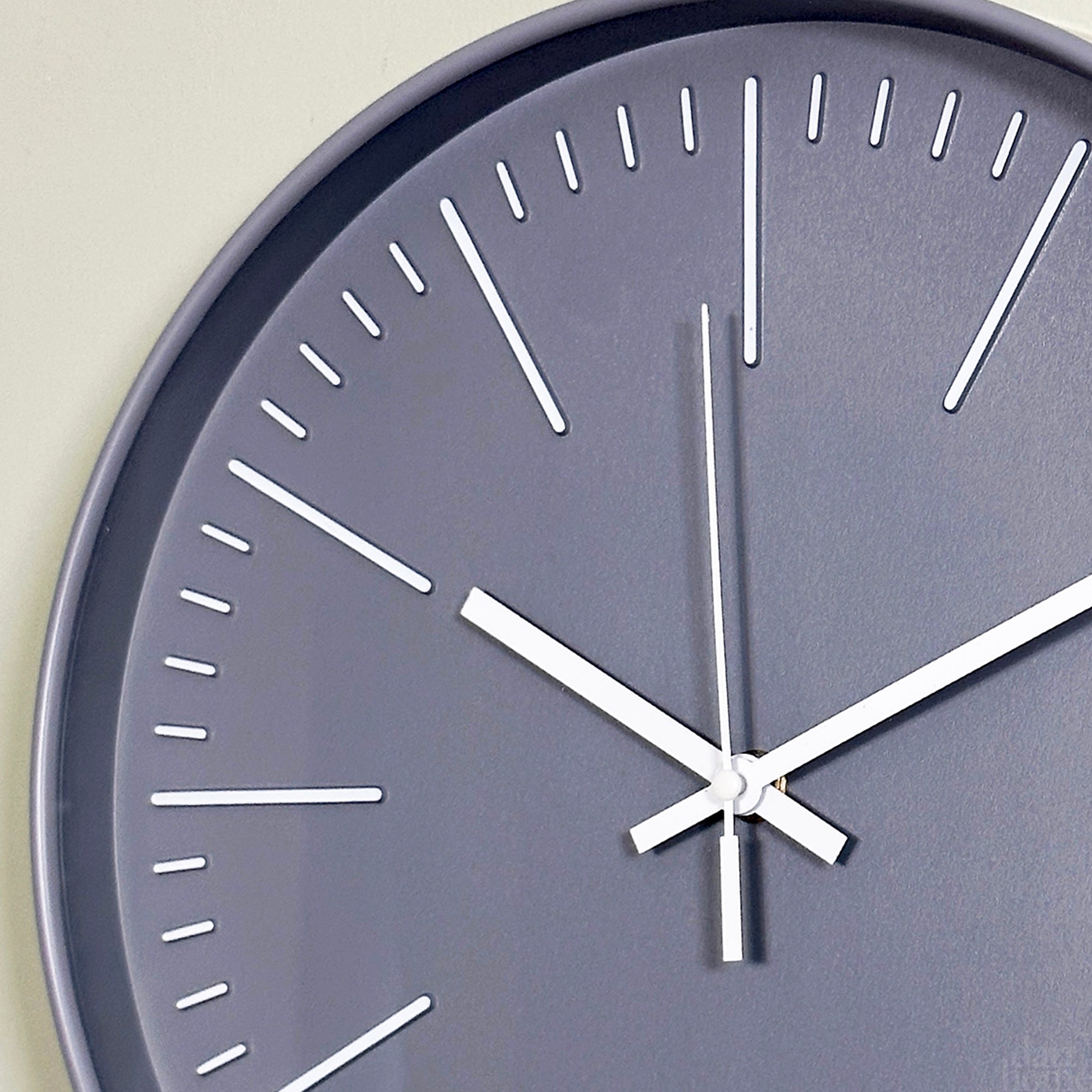 30cm Grey Wall Clock