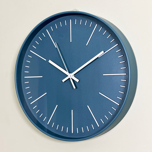 30cm Blue Wall Clock