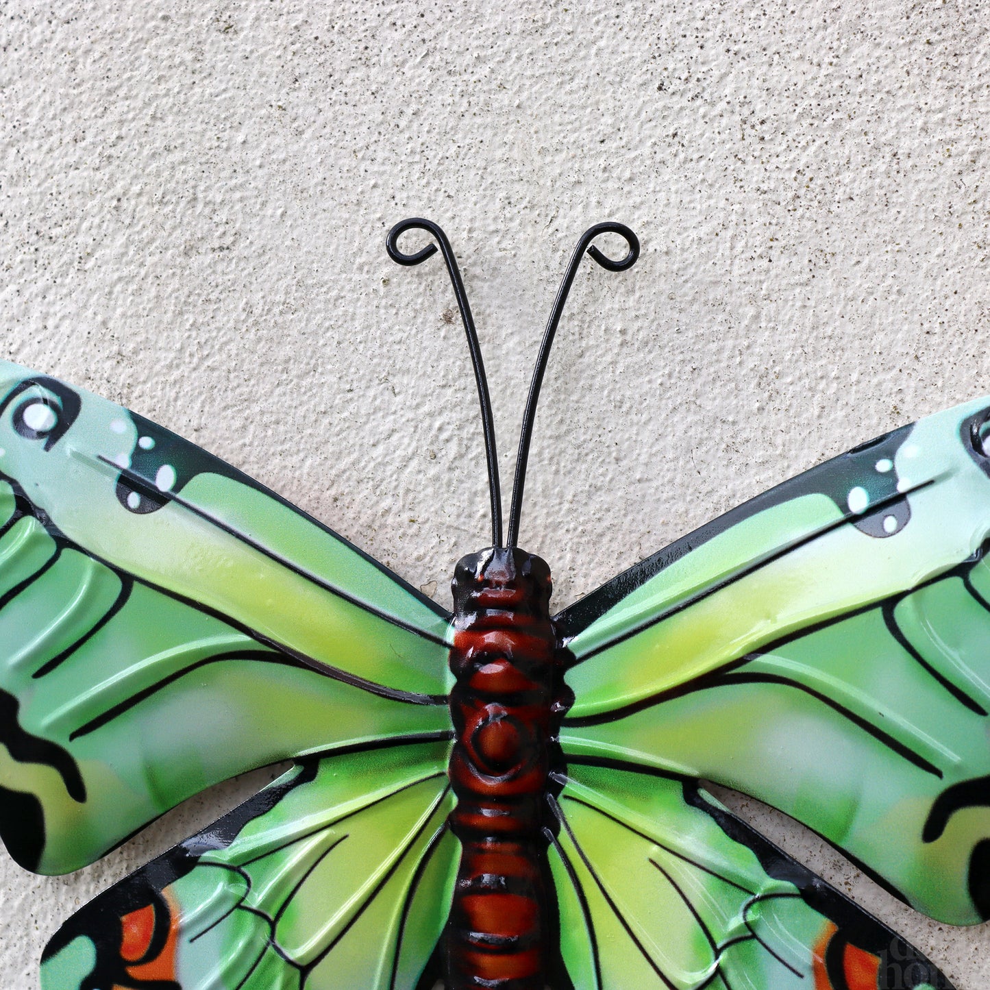 Metal Green Butterfly Wall Art