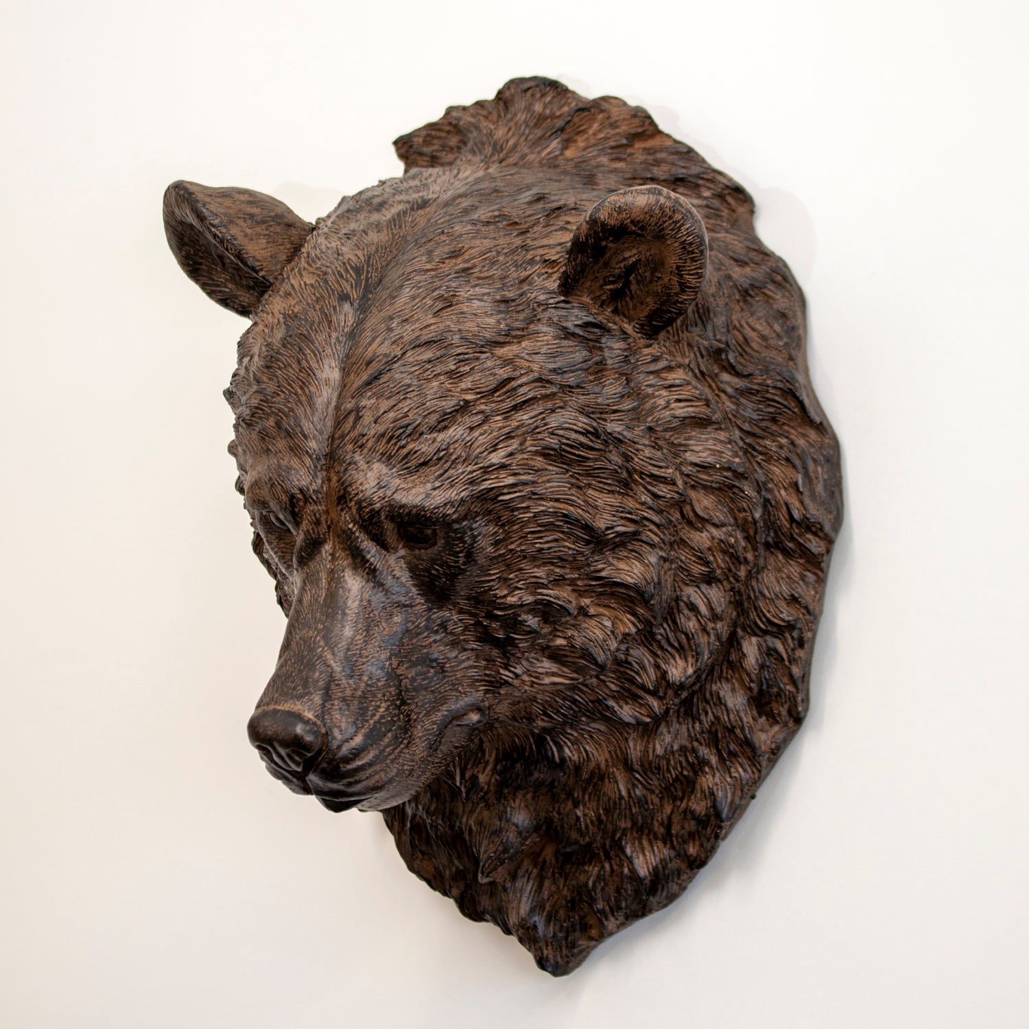 Bear Head Wall Sculpture