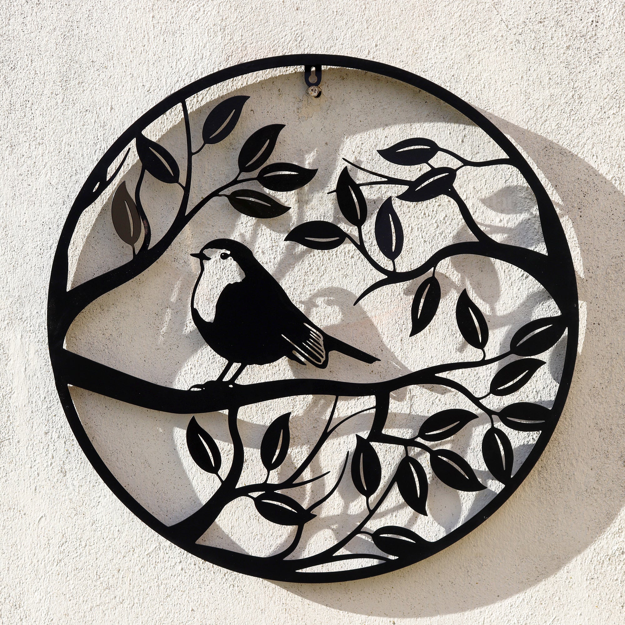 Darthome Black Metal Robin Silhouette Wall Art 50x50cm – Darthome Limited
