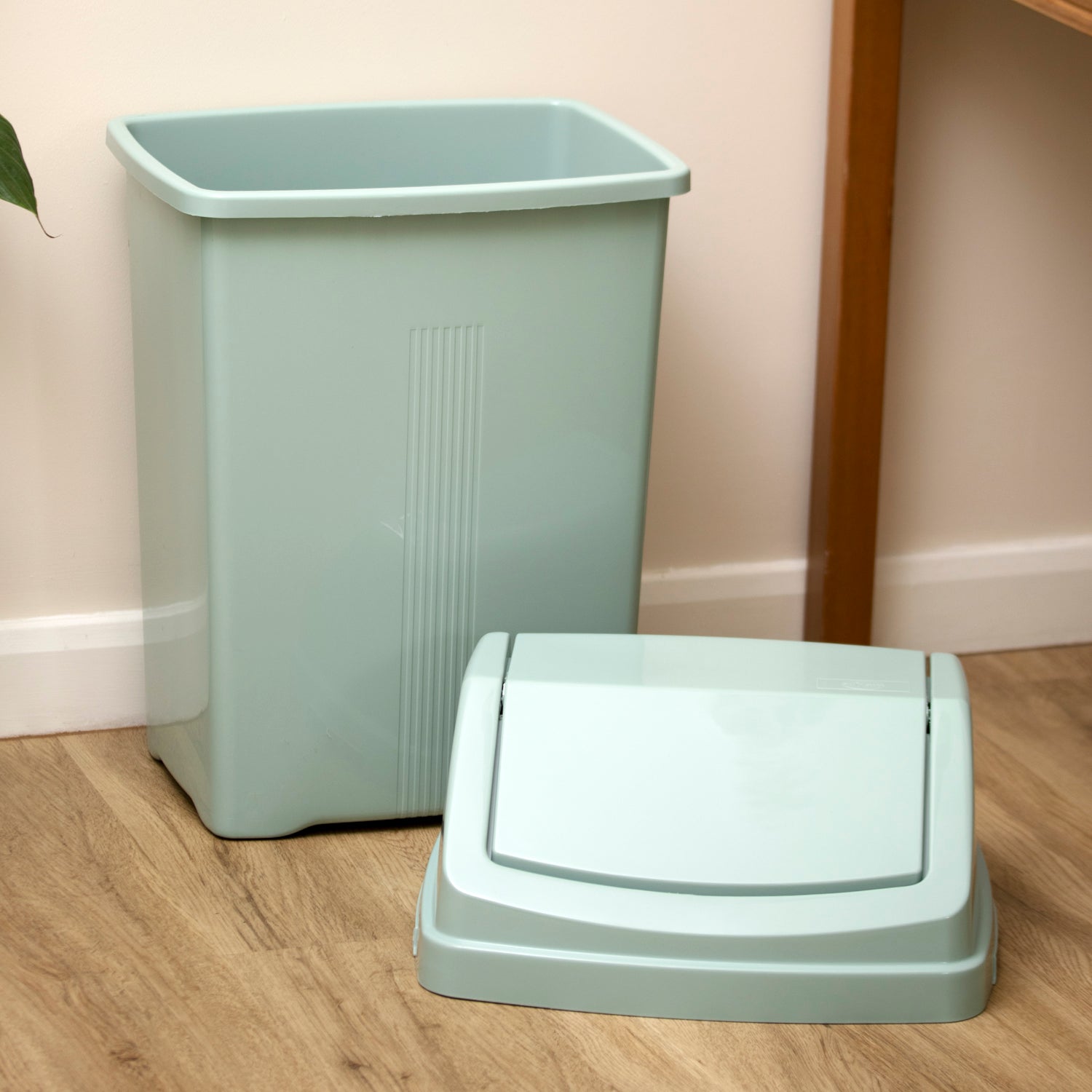 Silver Sage Plastic Swing Bin