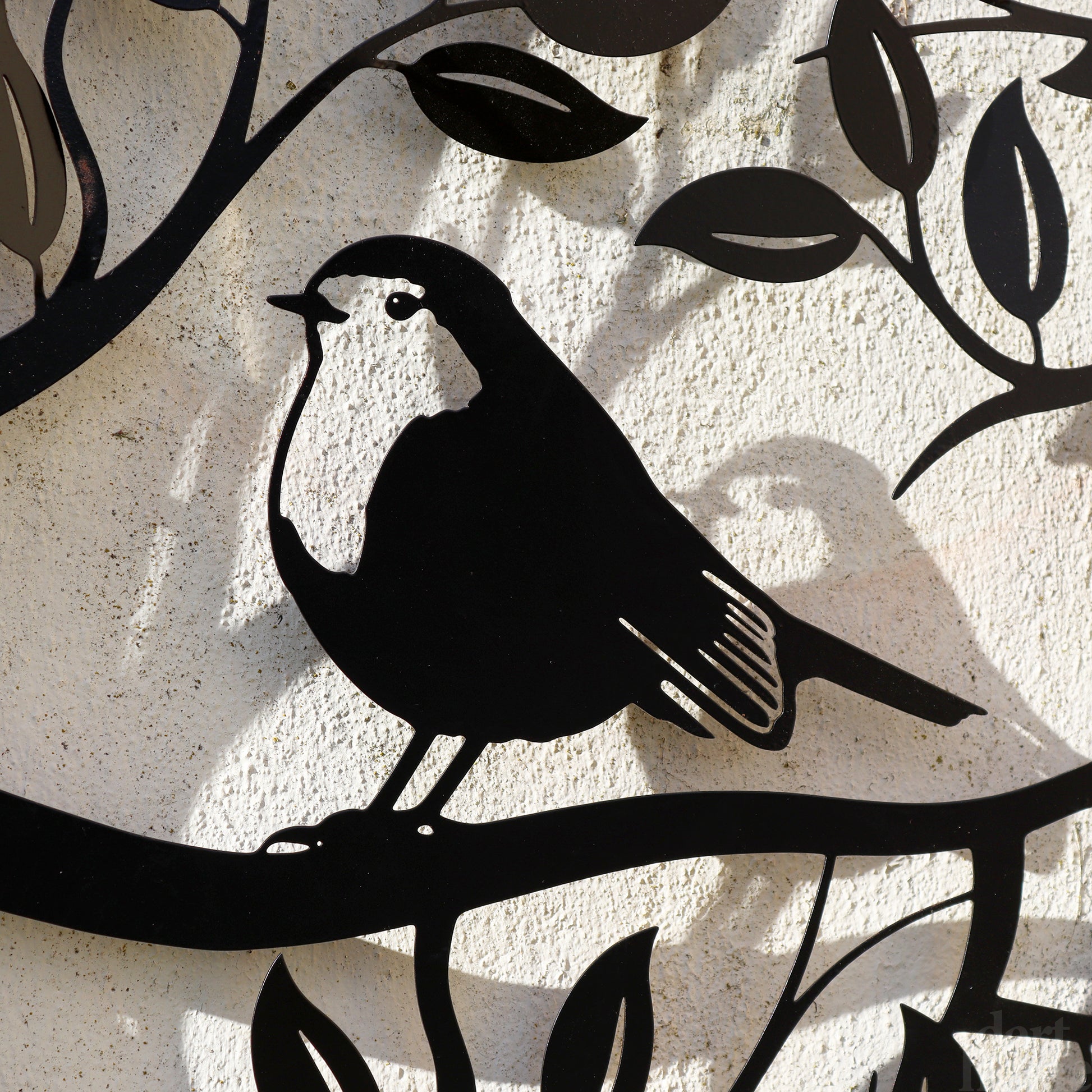 Darthome Black Metal Robin Silhouette Wall Art 50x50cm – Darthome Limited