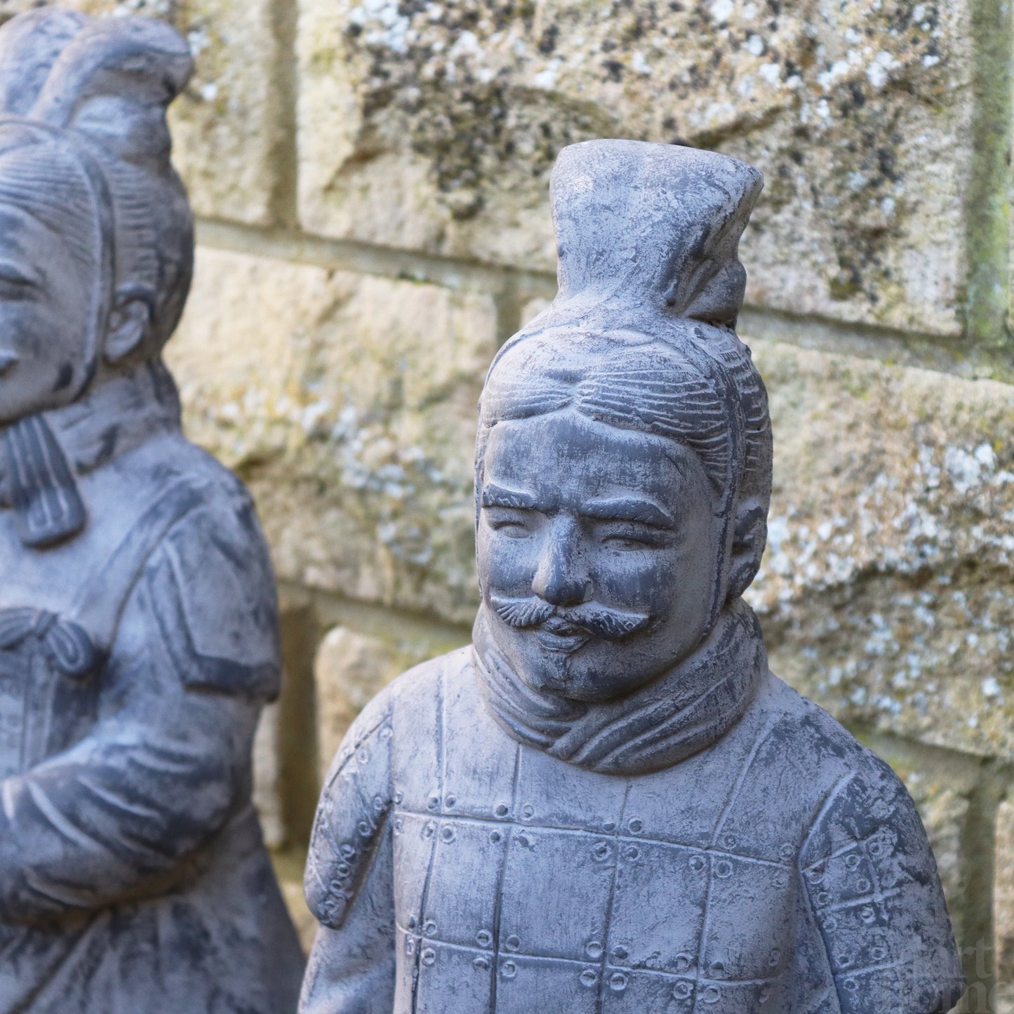 Set Of 2 Terracotta Army Warrior Statues