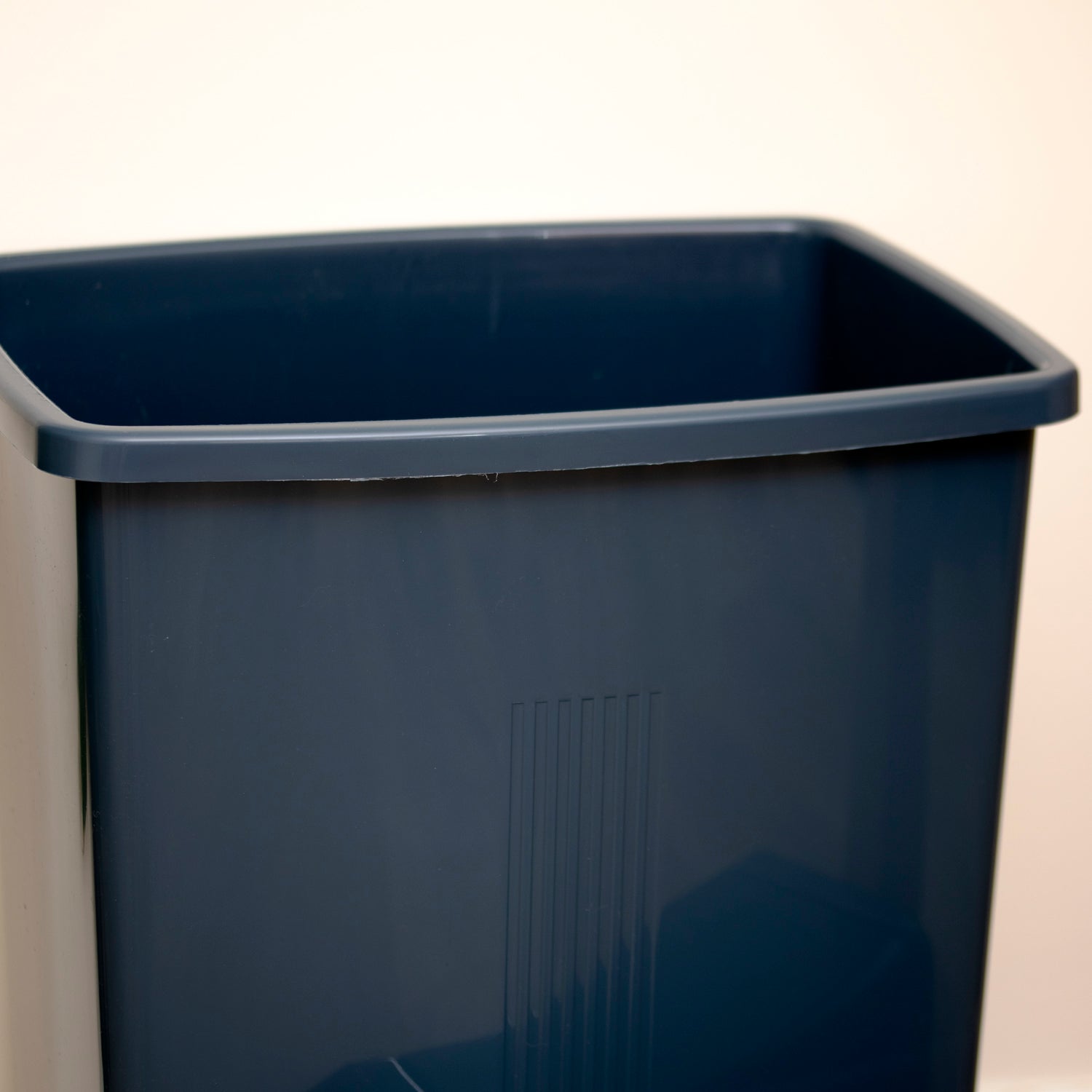 Navy Blue Plastic Swing Bin