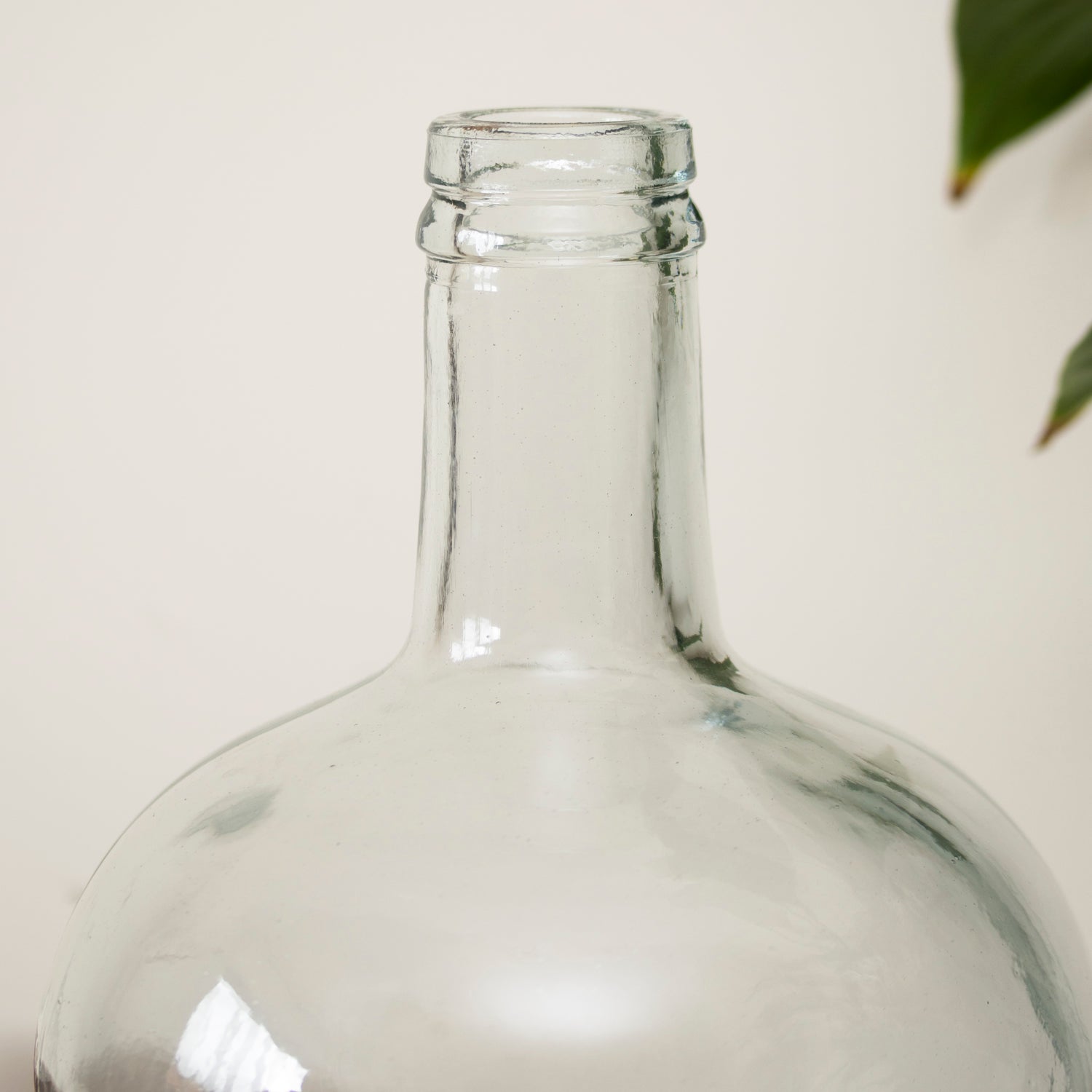 Recycled Glass Clear Bottle Vase