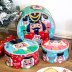 Set Of 3 Christmas Nutcracker Nesting Cake Tins