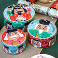 Set Of 3 Christmas Nutcracker Nesting Cake Tins