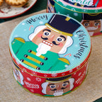 Set Of 3 Christmas Nutcracker Nesting Cake Tins
