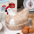 Ceramic Chicken Nest Egg Holder