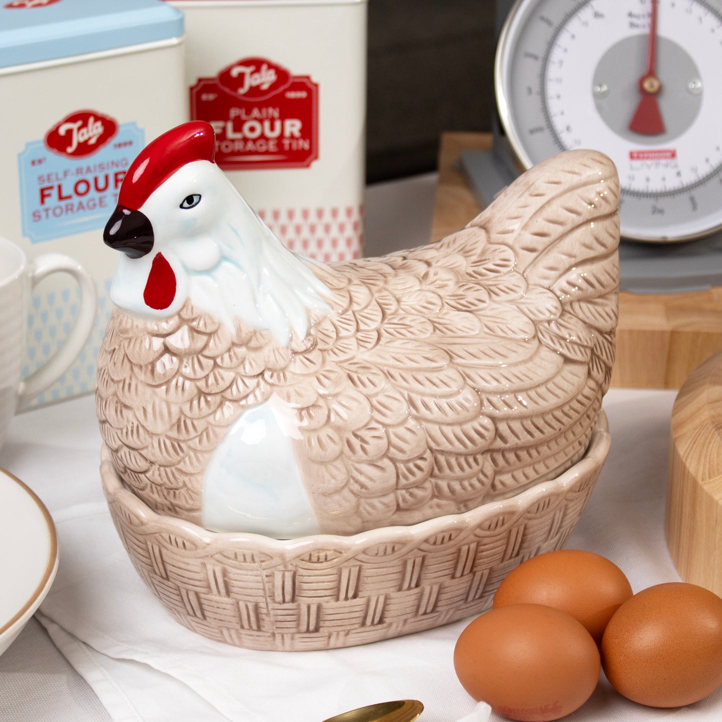 Colourful Chicken Nest Egg Holder