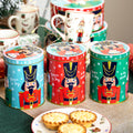 Set Of 3 Christmas Nutcracker Storage Tins