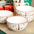 Set Of 4 Nutcracker Cereal Bowls