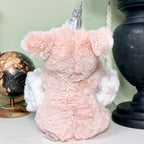 Pink Unicorn Plush With Fleece Blanket