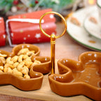 Gingerbread Man 2 Bowl & Tray Set