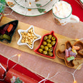 5 Piece Festive Christmas Bowl & Tray Set