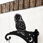 Steel Night Owl Hanging Basket Bracket