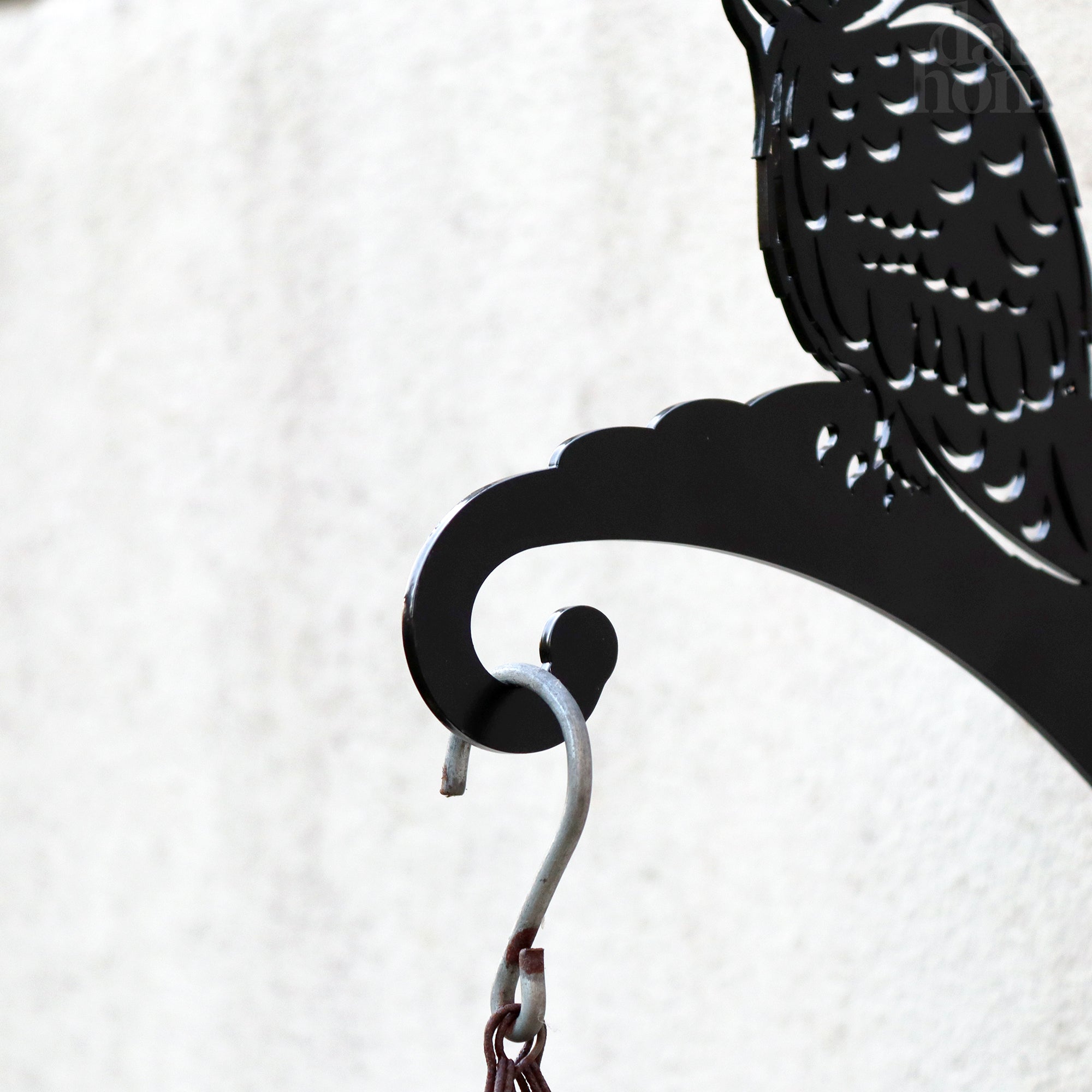 Steel Night Owl Hanging Basket Bracket