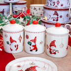 Set mit 3 Weihnachts-Gonk-Vorratsgläsern