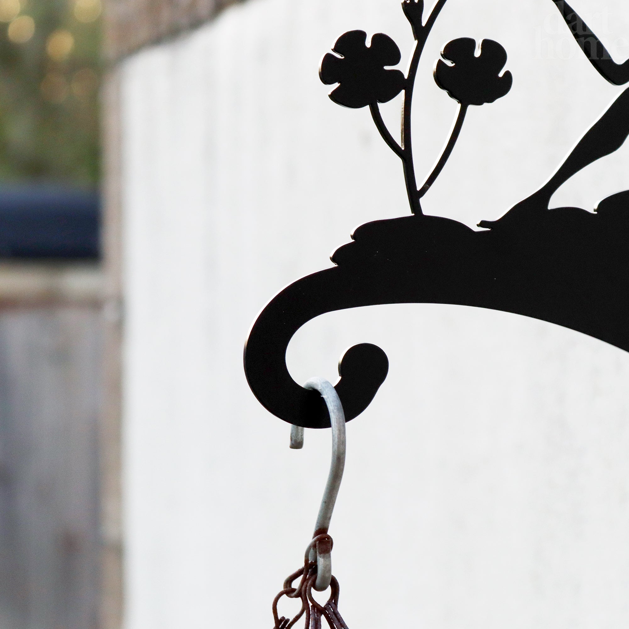 Steel Flower Fairy Hanging Basket Bracket