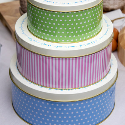 Set Of 3 Tala Originals Round Cake Tins Nest