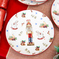 Set Of 4 Nutcracker Dinner Plates