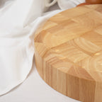 Round Thick End Grain Chopping Board