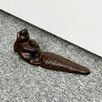 Rabbit With Carrot Door Wedge