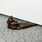 Rabbit With Carrot Door Wedge