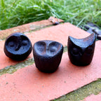 Set Of 3 Cast Iron Mini Celtic Owls