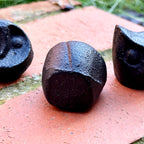 Set Of 3 Cast Iron Mini Celtic Owls