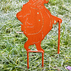 Rust Mr Rabbit Garden Stake