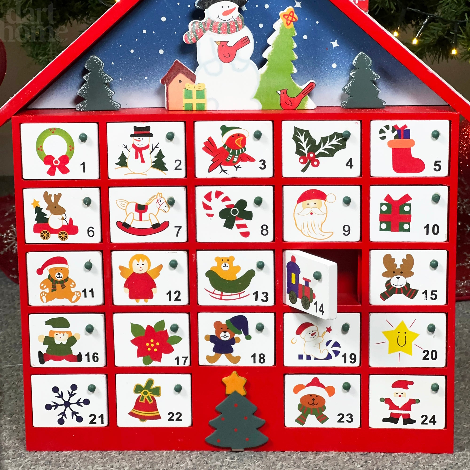 24 Door House Fill Your Own Advent Calendar