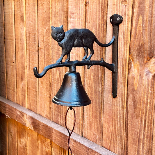 Cast Iron Cat Door Bell