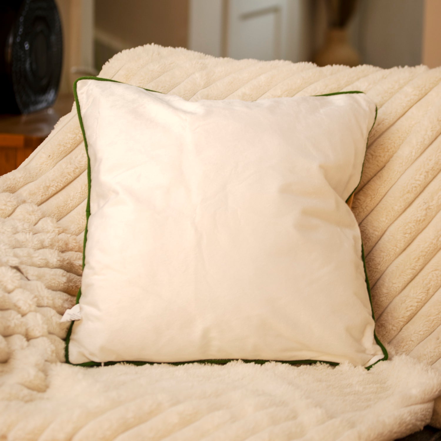 Light Up Christmas Sleeping Puppy Cushion