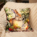 Light Up Winter Woodland Hare Cushion