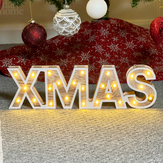 Light Up Xmas Sign