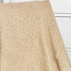 Sand Plaid Cotton Fringed Throw 170cm x130cm