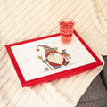 Christmas Bug Art Gonk Cushioned Lap Tray