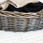 Large Antique Wash Willow Tray