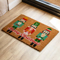 Merry Christmas Nutcrackers Doormat