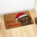 Merry Christmas Cockapoo Doormat