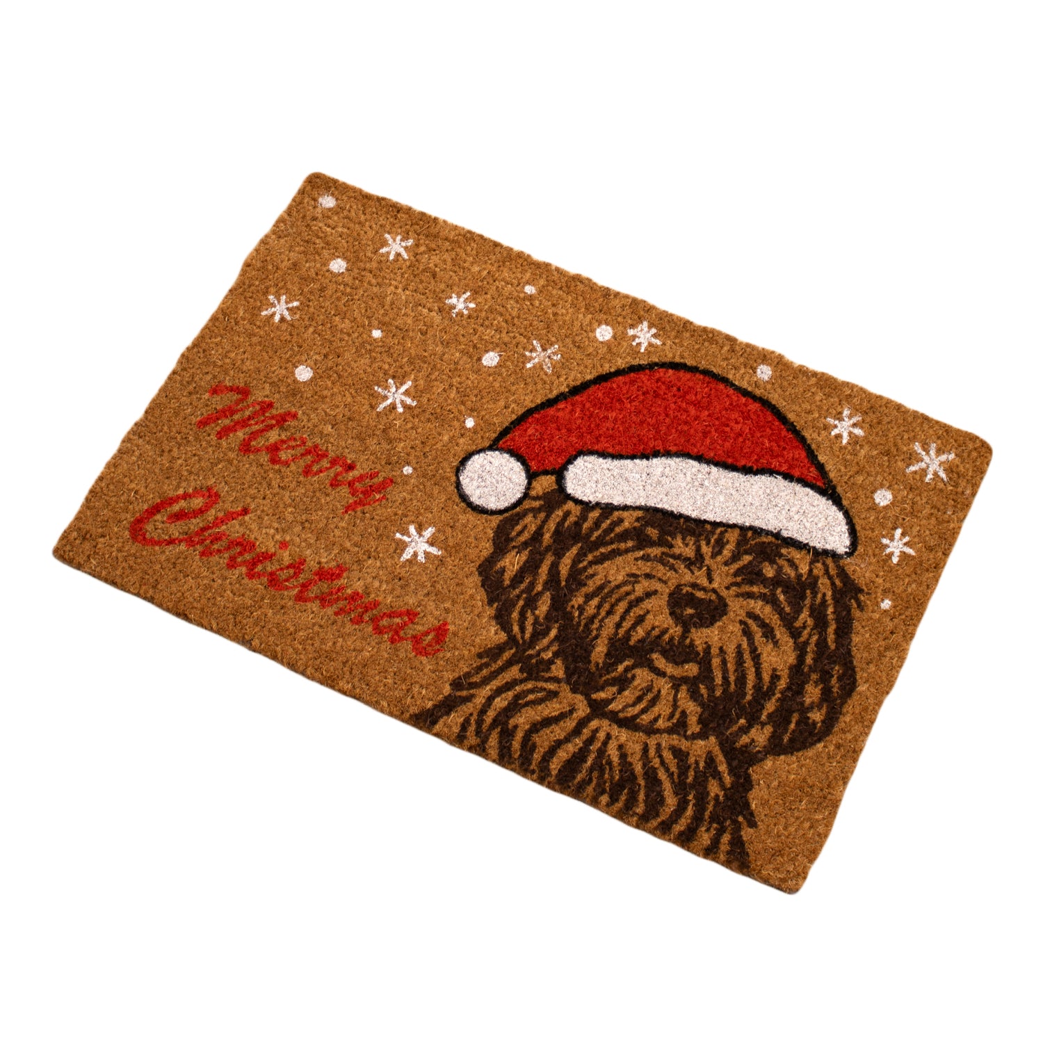 Merry Christmas Cockapoo Doormat