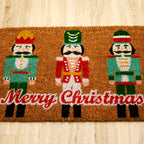 Merry Christmas Nutcrackers Doormat